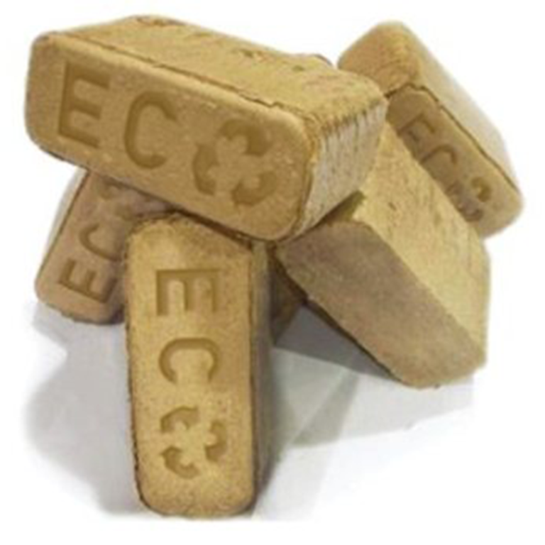 Eco Brick, Wood Fuel Brick, Pack Of 18 Bear River Valley Coop