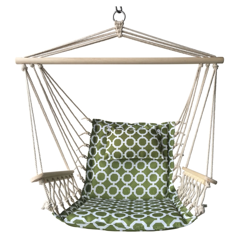 Hammock Chair with wood arms