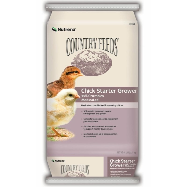 Chick Starter Grower Medicated - Bear River Valley Co-op