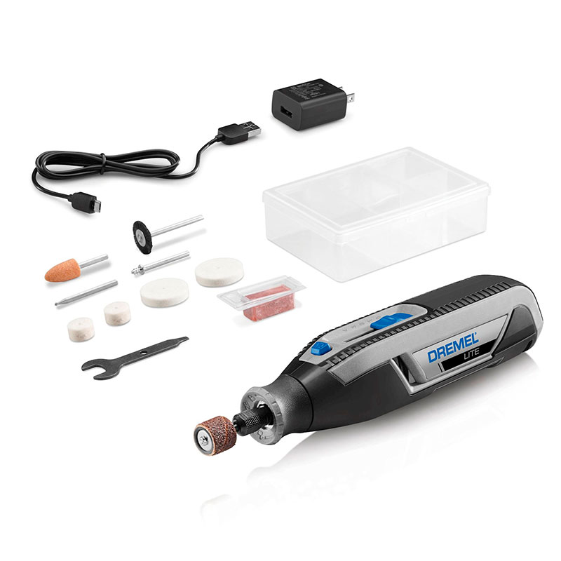 Dremel Lite 4V Li-Ion Cordless Rotary With 10pc Acc